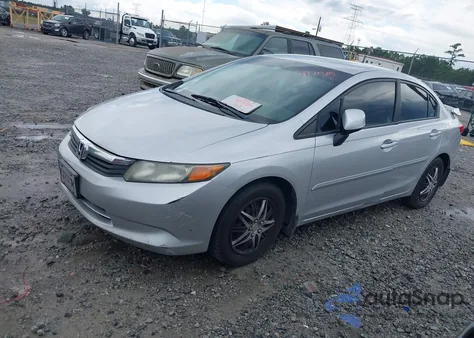 2012 Honda Civic Lx z USA, uszkodzony, nr VIN 19XFB2F50CE070922